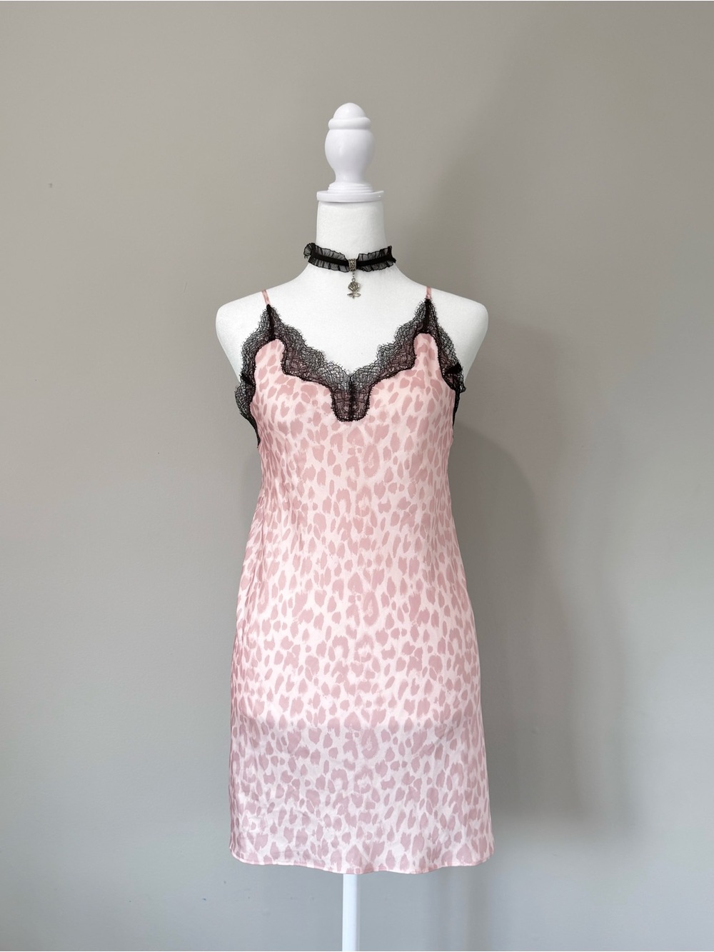 Victoria’s Secret Pink Leopard Print Slip Dress
